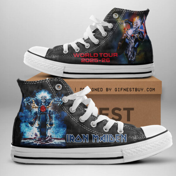 IRMA Band High Top Canvas Shoes - NGHIAVT 2413.6