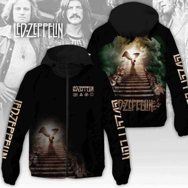 Led Zeppelin 3D Windbreaker Jacket - NGHIAVT 2567.5
