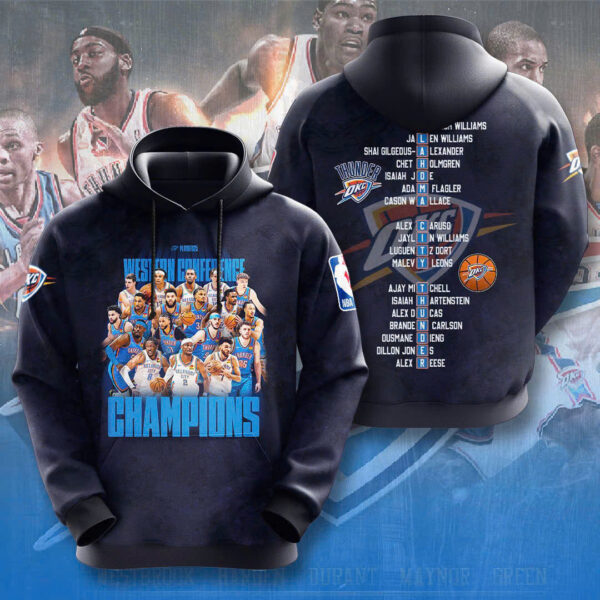 Oklahoma City Thunder 3D Apparel - NGHIAVT 2575
