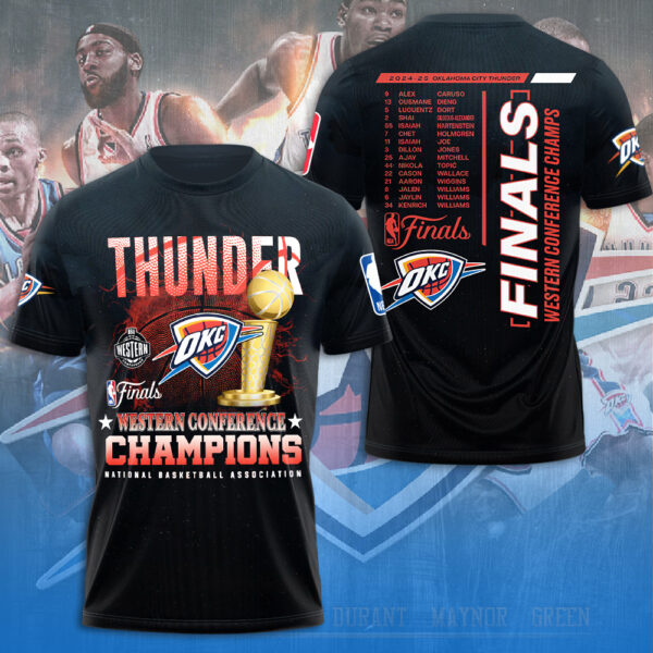Oklahoma City Thunder 3D Apparel - NGHIAVT 2597