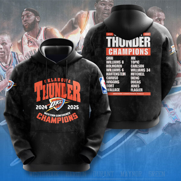 Oklahoma City Thunder 3D Apparel - NGHIAVT 2578