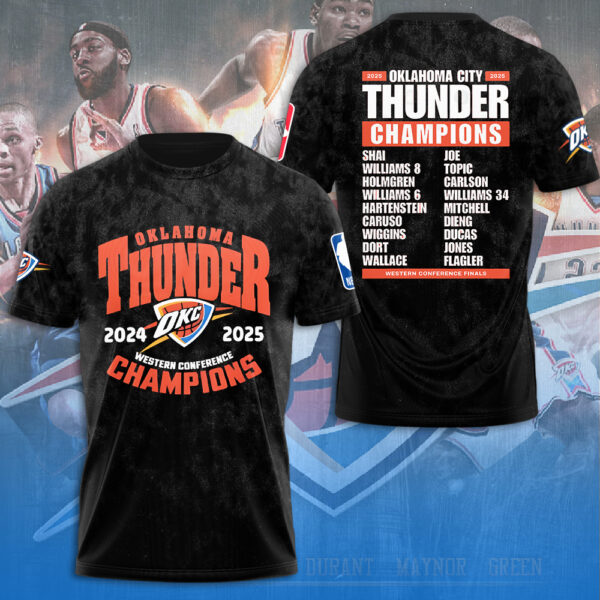 Oklahoma City Thunder 3D Apparel - NGHIAVT 2578