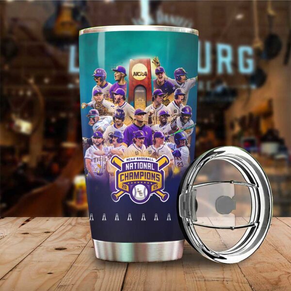 LSU Tigers Baseball Tumbler Cup - NGHIAVT 2857