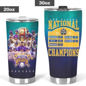 LSU Tigers Baseball Tumbler Cup - NGHIAVT 2857