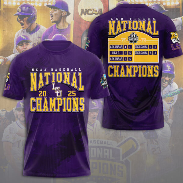 LSU Tigers Baseball 3D Apparel - NGHIAVT 2861