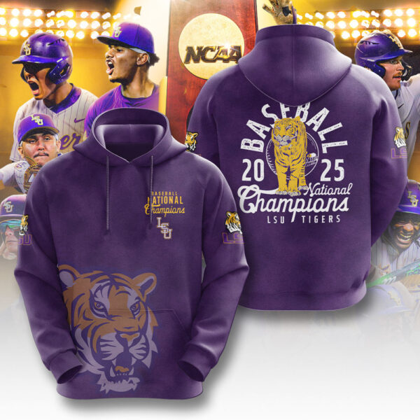 LSU Tigers Baseball 3D Apparel - NGHIAVT 2862