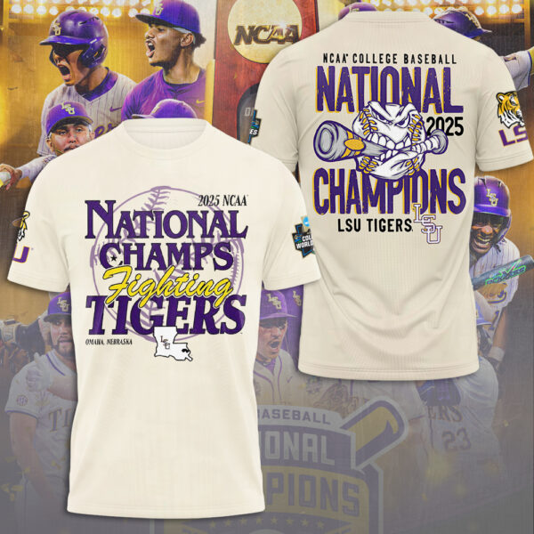 LSU Tigers Baseball 3D Apparel - NGHIAVT 2865