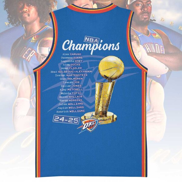Oklahoma City Thunder Basketball Jersey - NGHIAVT 2869