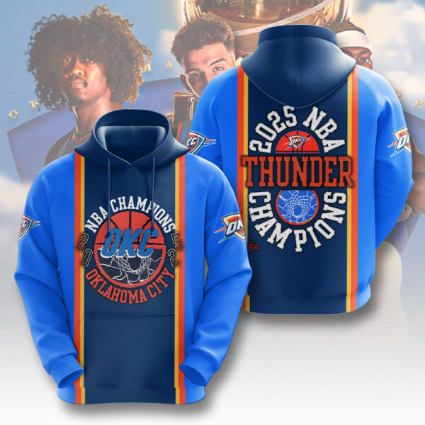 Oklahoma City Thunder 3D Apparel - NGHIAVT 2871