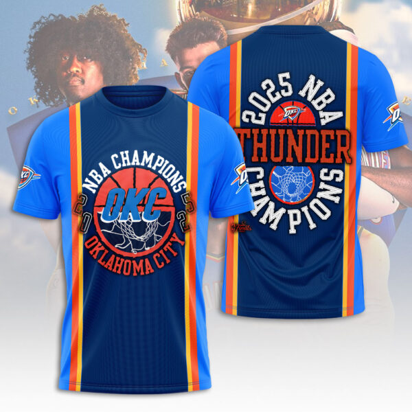 Oklahoma City Thunder 3D Apparel - NGHIAVT 2871