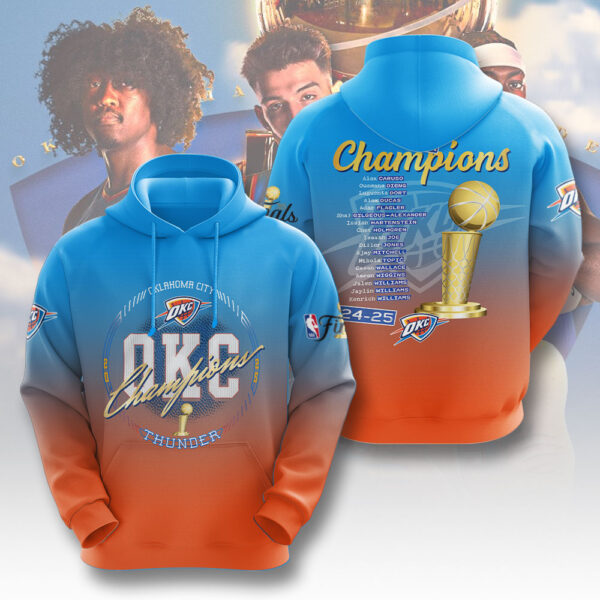 Oklahoma City Thunder 3D Apparel - NGHIAVT 2872