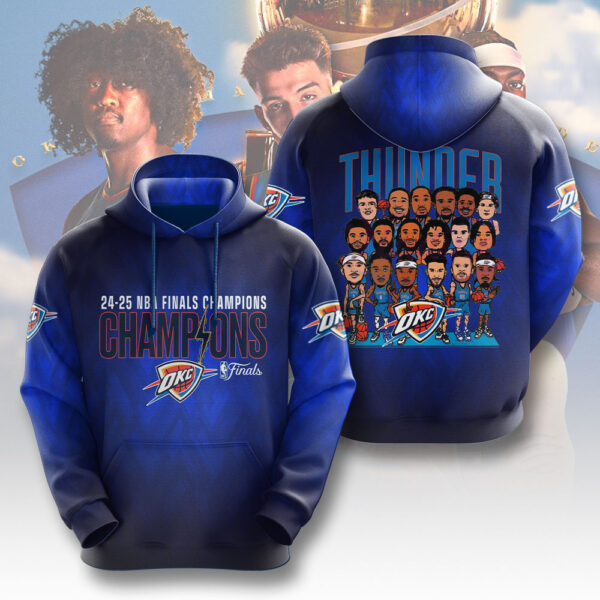 Oklahoma City Thunder 3D Apparel - NGHIAVT 2875