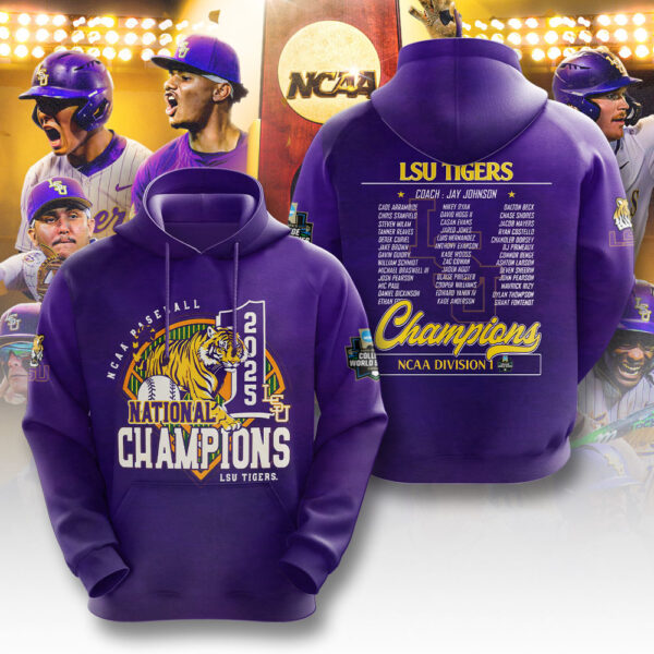 LSU Tigers Baseball 3D Apparel - NGHIAVT 2876