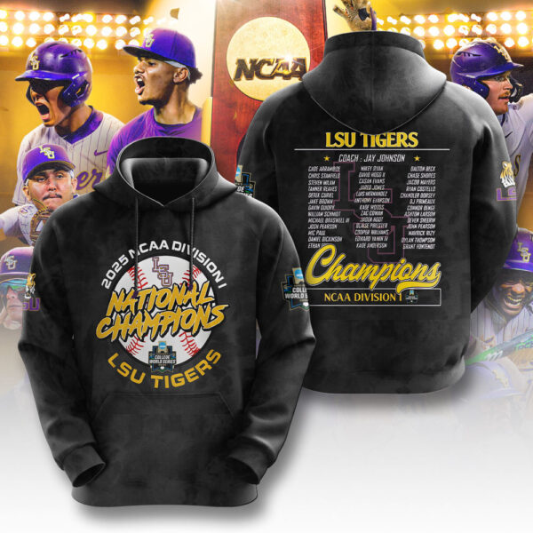 LSU Tigers Baseball 3D Apparel - NGHIAVT 2877