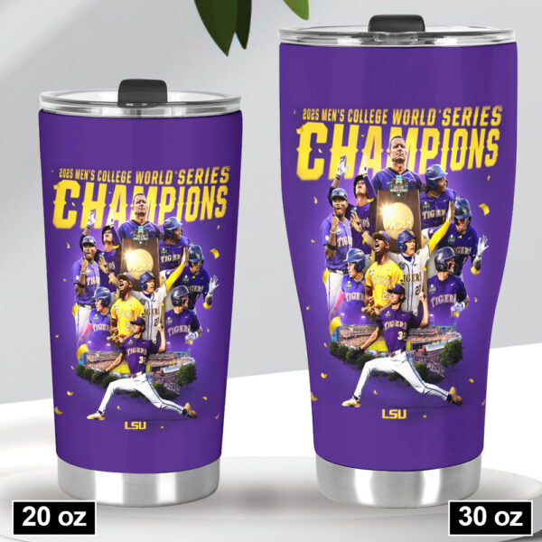 LSU Tigers Baseball Tumbler Cup - NGHIAVT 2879