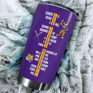 LSU Tigers Baseball Tumbler Cup - NGHIAVT 2879