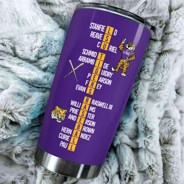 LSU Tigers Baseball Tumbler Cup - NGHIAVT 2879