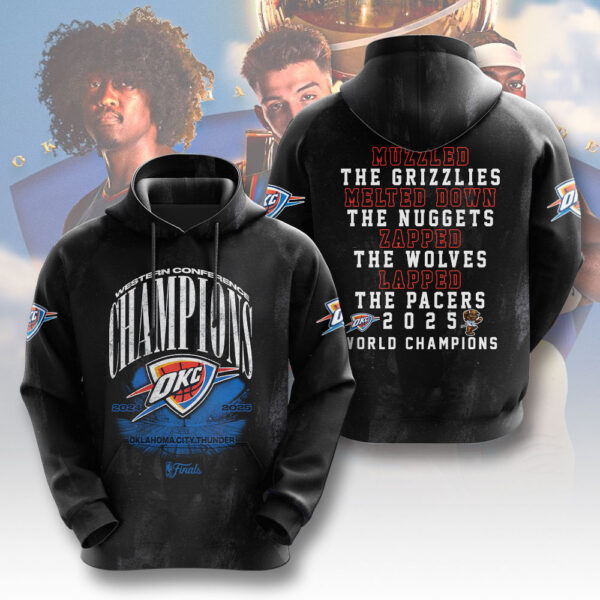 Oklahoma City Thunder 3D Apparel - NGHIAVT 2881