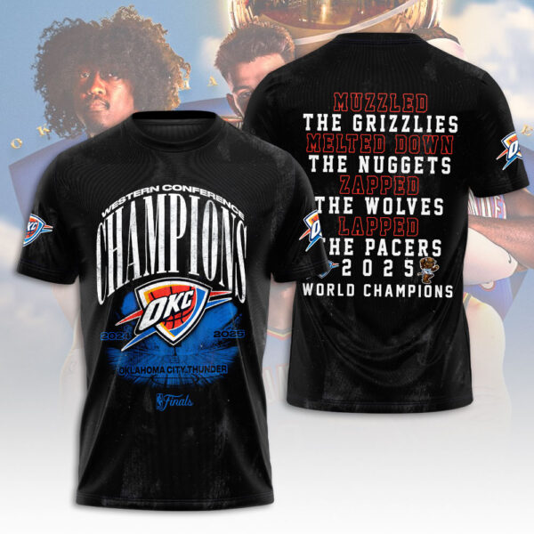 Oklahoma City Thunder 3D Apparel - NGHIAVT 2881