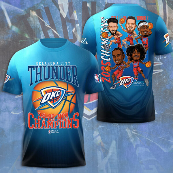 Oklahoma City Thunder 3D Apparel - NGHIAVT 2882