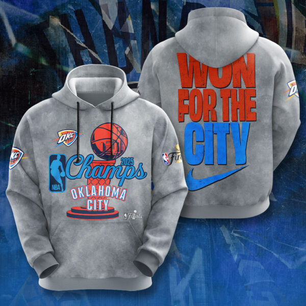 Oklahoma City Thunder 3D Apparel - NGHIAVT 2883