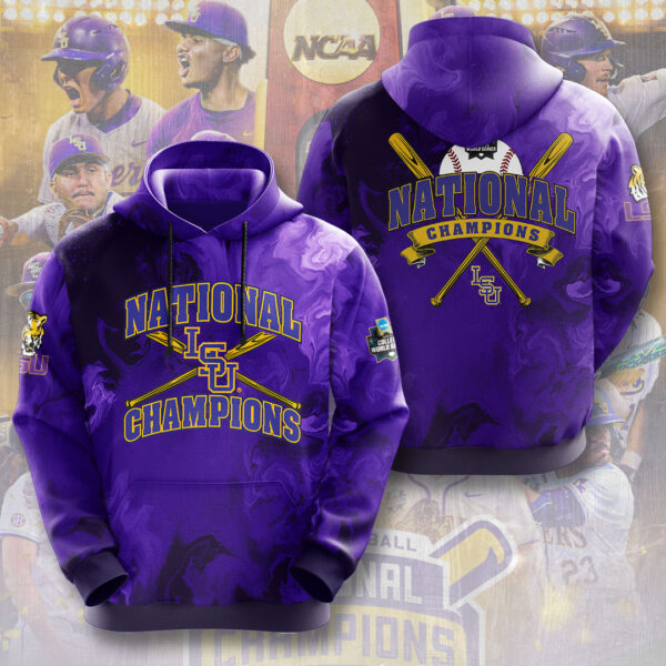 LSU Tigers Baseball 3D Apparel - NGHIAVT 2889