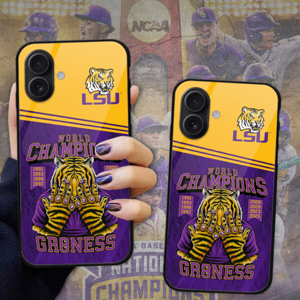 LSU Tigers Baseball Phone Case - NGHIAVT 2907