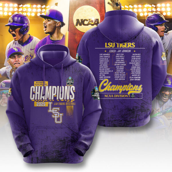 LSU Tigers Baseball 3D Apparel - NGHIAVT 2910