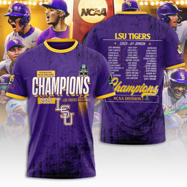 LSU Tigers Baseball 3D Apparel - NGHIAVT 2910