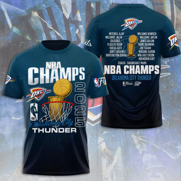 Oklahoma City Thunder 3D Apparel - NGHIAVT 2912