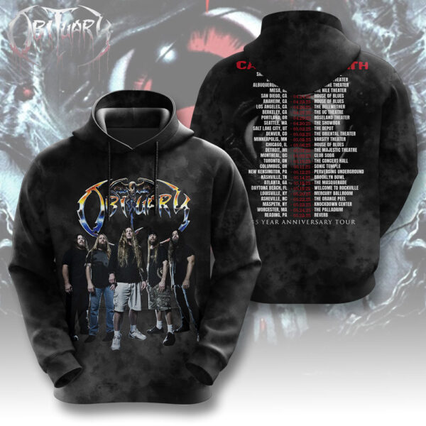 Obituary Band 3D Apparel - GNE 3600