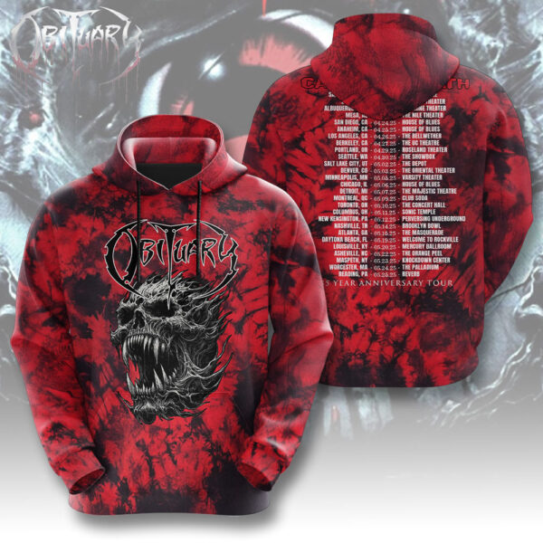 Obituary Band 3D Apparel - GNE 3601