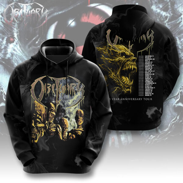 Obituary Band 3D Apparel - GNE 3754