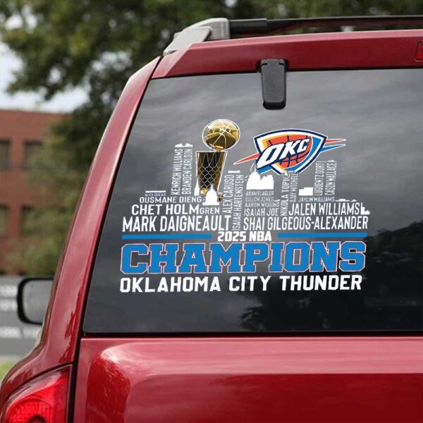 Oklahoma City Thunder 3D Decal – MAITM 11753