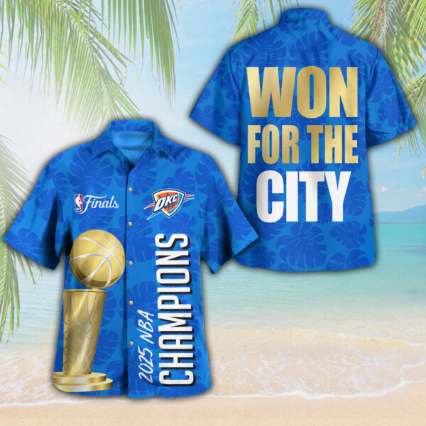 Oklahoma City Thunder 3D Hawaiian Shirt - MAITM 11821