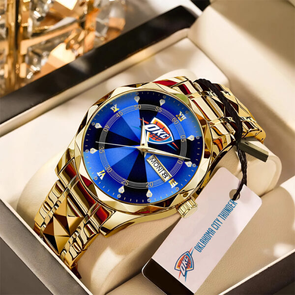 Oklahoma City Thunder Alloy Luxury Quartz Watch - GNE 3826