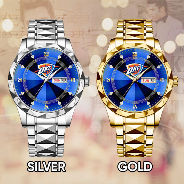 Oklahoma City Thunder Alloy Luxury Quartz Watch - GNE 3826