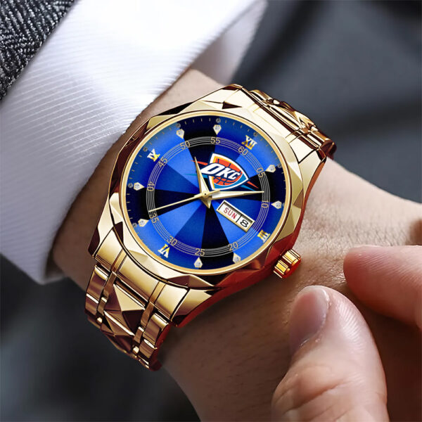Oklahoma City Thunder Alloy Luxury Quartz Watch - GNE 3826