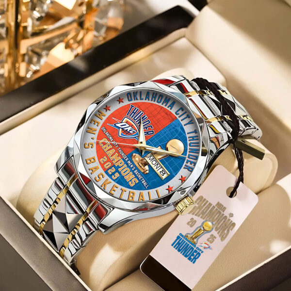 Oklahoma City Thunder Alloy Luxury Quartz Watch - TANTN 13911