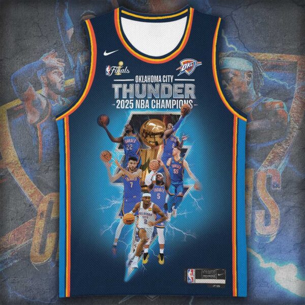 Oklahoma City Thunder Basketball Jersey - TANTN 13966