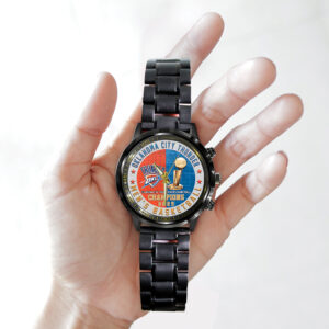 Oklahoma City Thunder Black Stainless Steel Watch - TANTN 13910