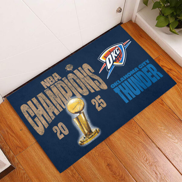 Oklahoma City Thunder Foldable Doormat - TANTN 13837