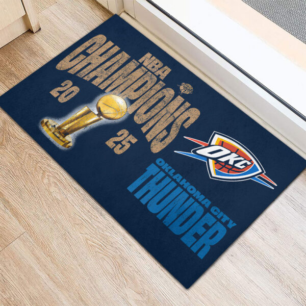 Oklahoma City Thunder Foldable Doormat - TANTN 13837