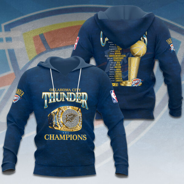 Oklahoma City Thunder 3D Apparel - HOATT 11397