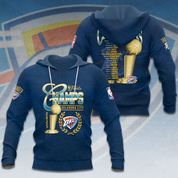 Oklahoma City Thunder 3D Apparel - HOATT 11436