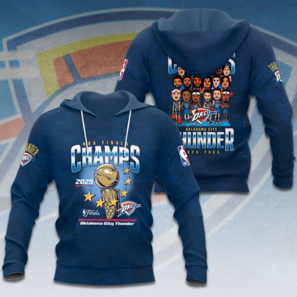 Oklahoma City Thunder 3D Apparel - HOATT 11438