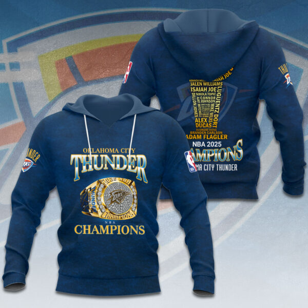 Oklahoma City Thunder 3D Apparel - HOATT 11469