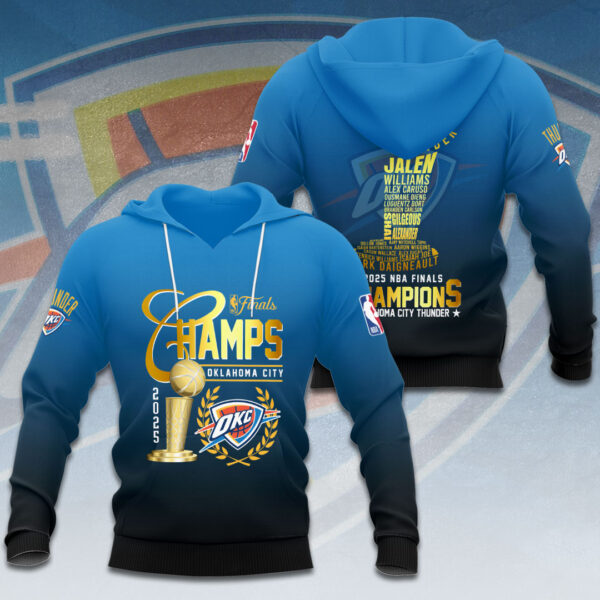 Oklahoma City Thunder 3D Apparel - HOATT 11470