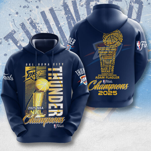 Oklahoma City Thunder 3D Apparel - MAITM 11797