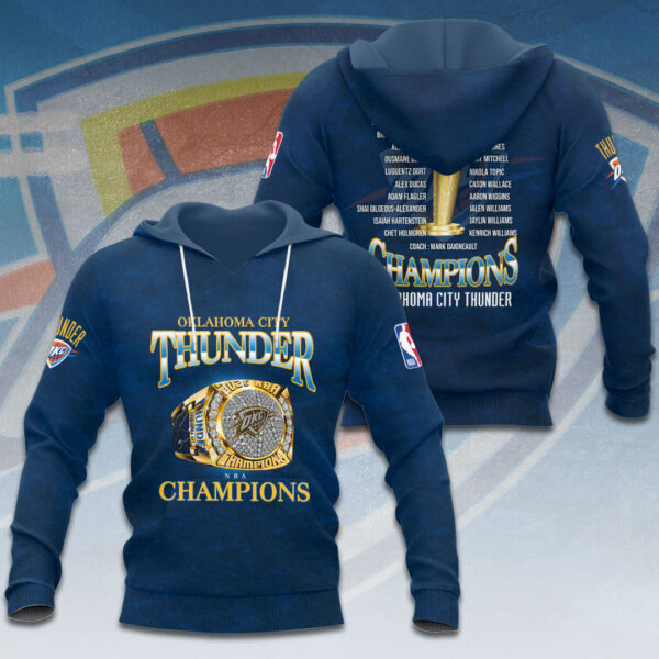 Oklahoma City Thunder 3D Apparel - HOATT 11435